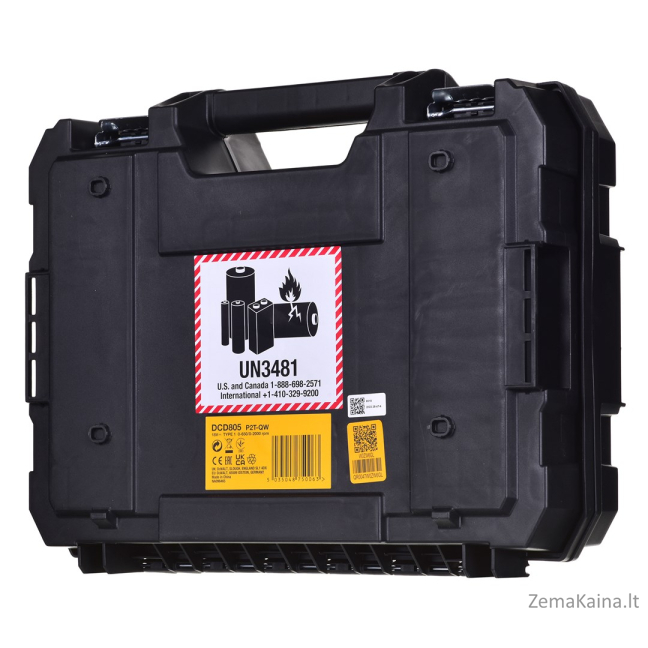 Wiertarko-wkrętarka 18V 2x5,0Ah BL TSTAK DCD805P2T 12