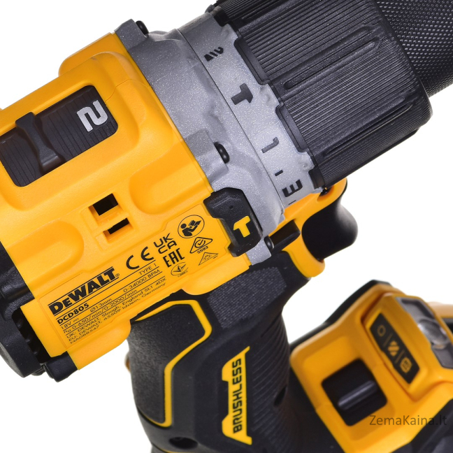 Wiertarko-wkrętarka 18V 2x5,0Ah BL TSTAK DCD805P2T 2
