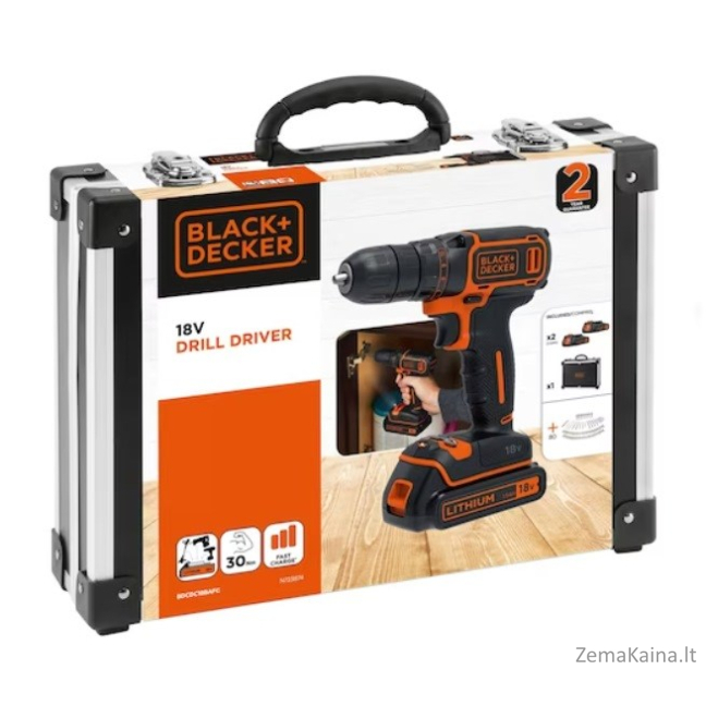 Wiertarko-wkrętarka 18V CDC18BAFC-QW BLACK+DECKER 5