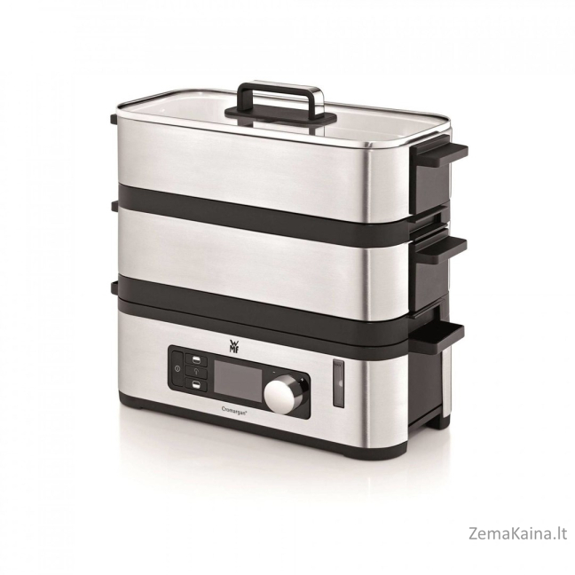 WMF KITCHENminis 0415090011 garų puodas 2 krepšys(iai / ių) Stalviršis 900 W Juoda, Nerūdijančiojo plieno