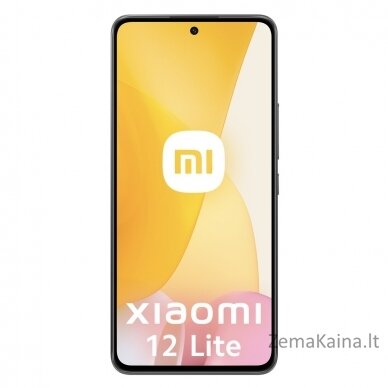 Xiaomi 12 Lite 16,6 cm (6.55") Dviguba SIM jungtis Android 12 5G C tipo USB 8 GB 128 GB 4300 mAh Juoda