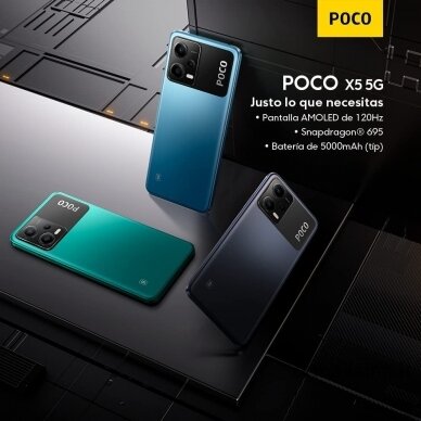 Xiaomi Poco X5 5G Dual 8+256GB black  8