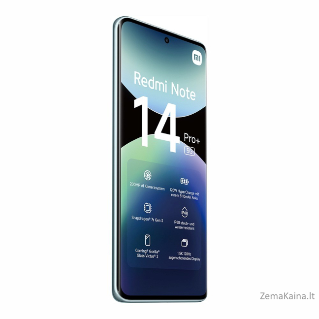 Xiaomi Redmi Note 14 Pro+ 5G 16,9 cm (6.67") Dviguba SIM jungtis C tipo USB 8 GB 256 GB 5110 mAh Mėlyna 3