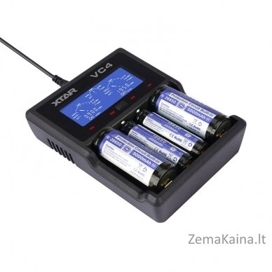 XTAR VC4 Buitinei baterijai USB 2