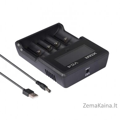 XTAR VC4 Buitinei baterijai USB 5