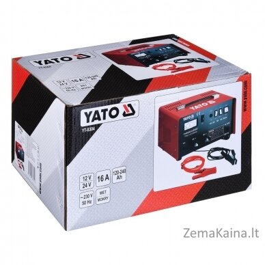 YATO CHARGER WITH STARTING SUPPORT 16A 12V / 24V 120 - 240Ah 5