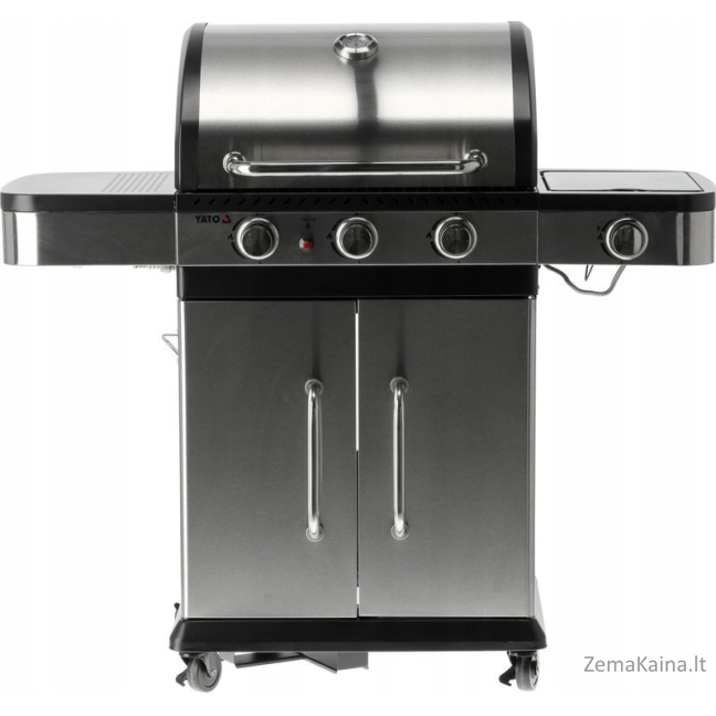 Yato YG.GAS GRILĖS 3+1 NERŪDIJANČIO PLIENO 11,2KW