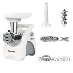 Zelmer ZMM9801B mėsmalė 2200 W Nerūdijančiojo plieno, Balta