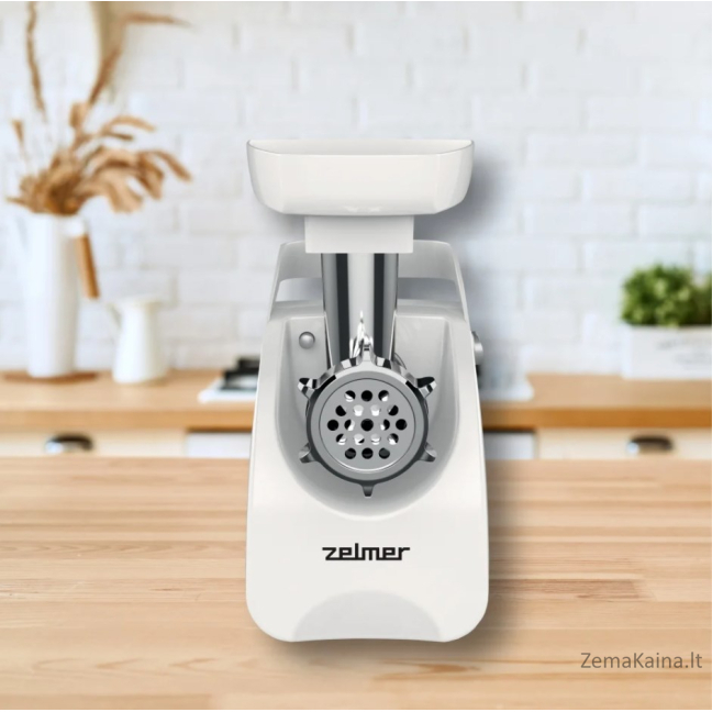 Zelmer ZMM9801B mėsmalė 2200 W Nerūdijančiojo plieno, Balta 4