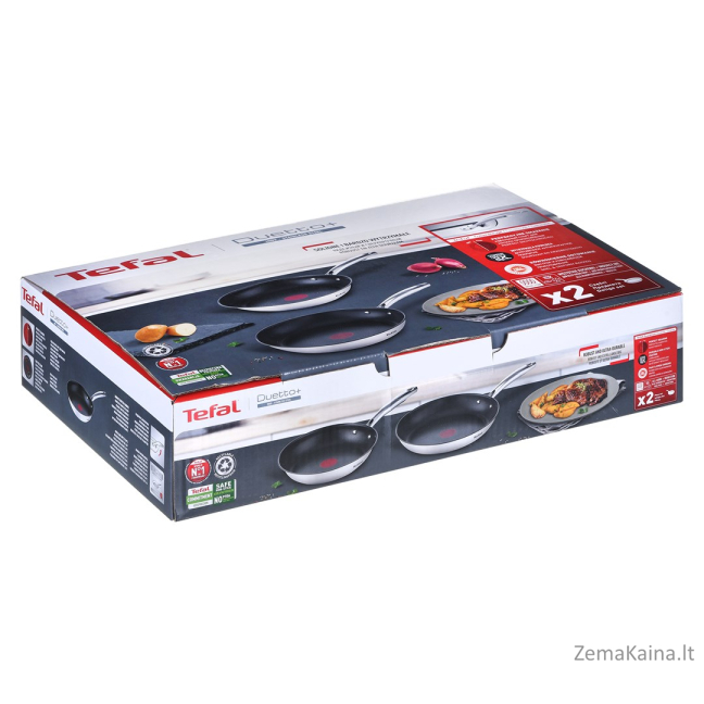 Zestaw 2 patelni TEFAL Duetto+ G732S255 24/28 cm 12