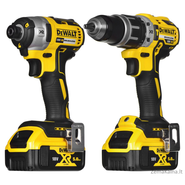 Zestaw Combo 18V DCD796+DCF887 2x5,0Ah DCK266P2T 1