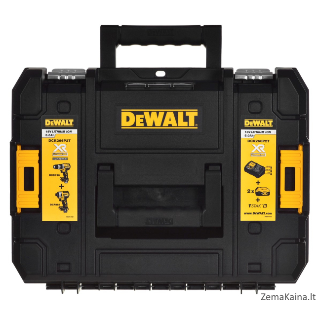 Zestaw Combo 18V DCD796+DCF887 2x5,0Ah DCK266P2T 27