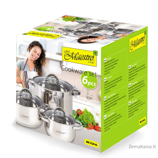 Zestaw garnków MAESTRO MR-2120-6L 6 elementów 3