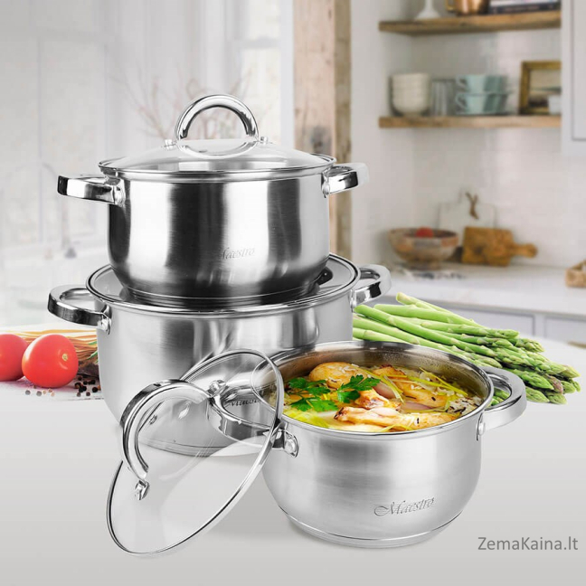 Zestaw garnków MAESTRO MR-2120-6L 6 elementów 5