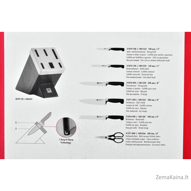 ZWILLING Four Star Knife/cutlery block set 7 pc(s) 6